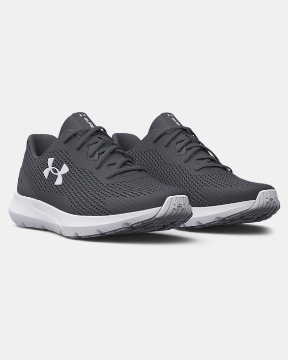 Men's UA Surge 3 Running Shoes in Gray image number 3
